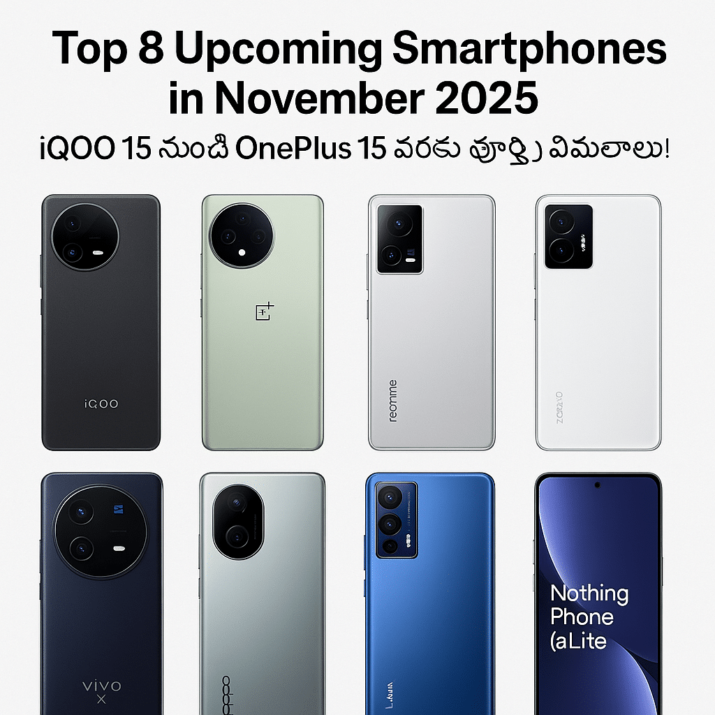 top8 upcoming smartphones in novmber